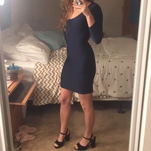 Long-Sleeve Bodycon Dress